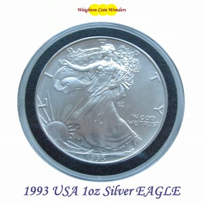 1993 1oz Silver American Eagle